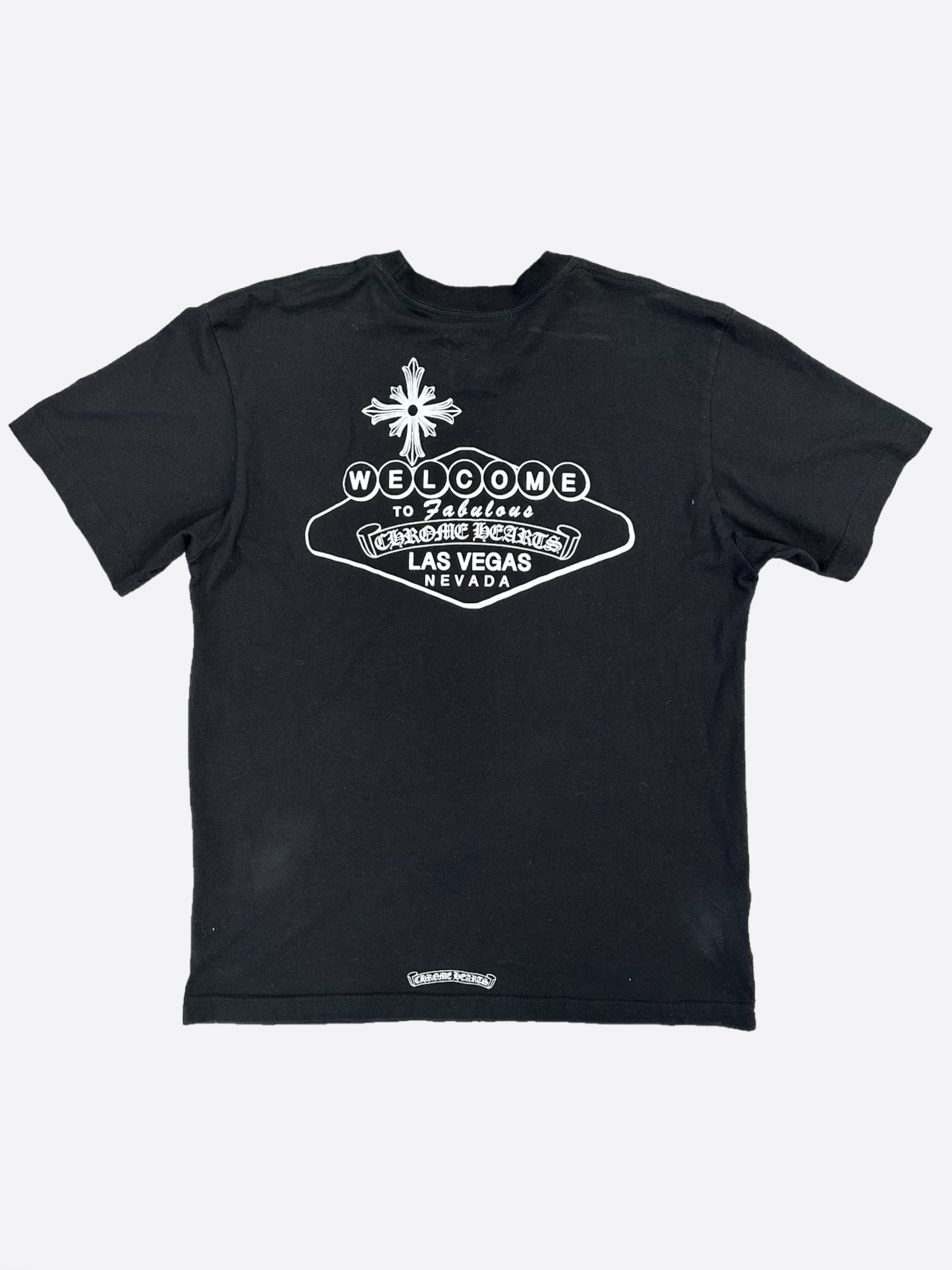 CHROME HEARTS WELCOME TO LAS VEGAS EXCLUSIVE BLACK TEE – byraph