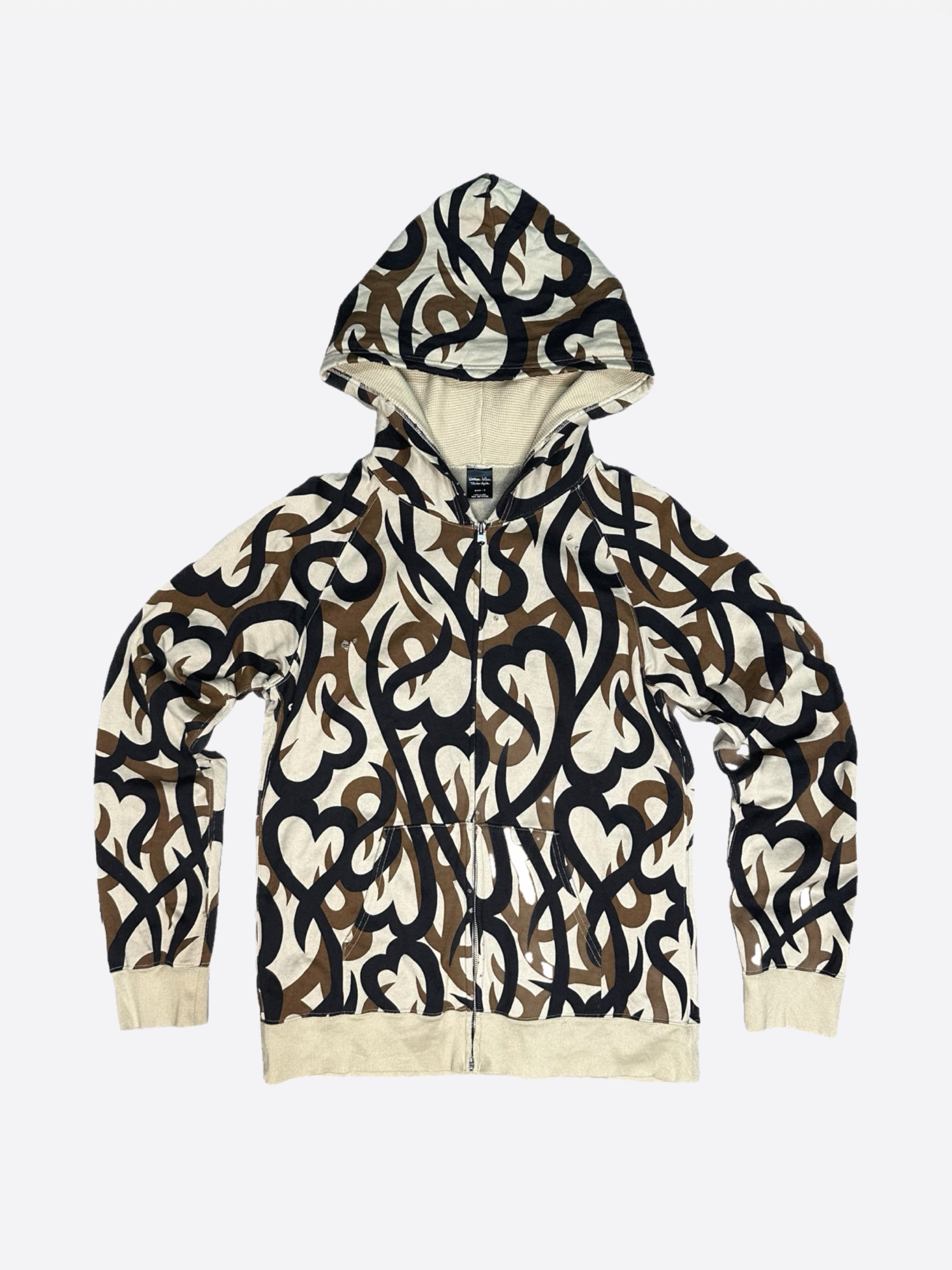 NUMBER (N)INE AW04 TRIBAL CAMO HOODIE – byraph